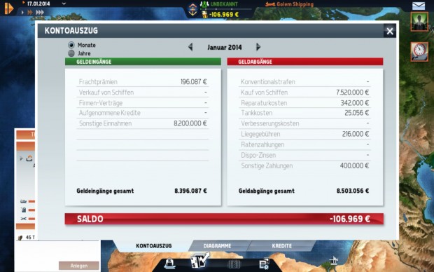 Transocean: The Shipping Company (Screenshot: Golem.de)